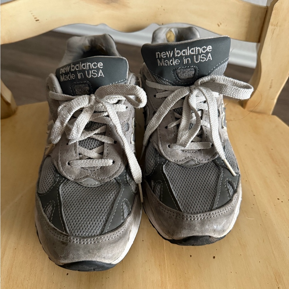 USA New Balance 993 Gray Sneakers